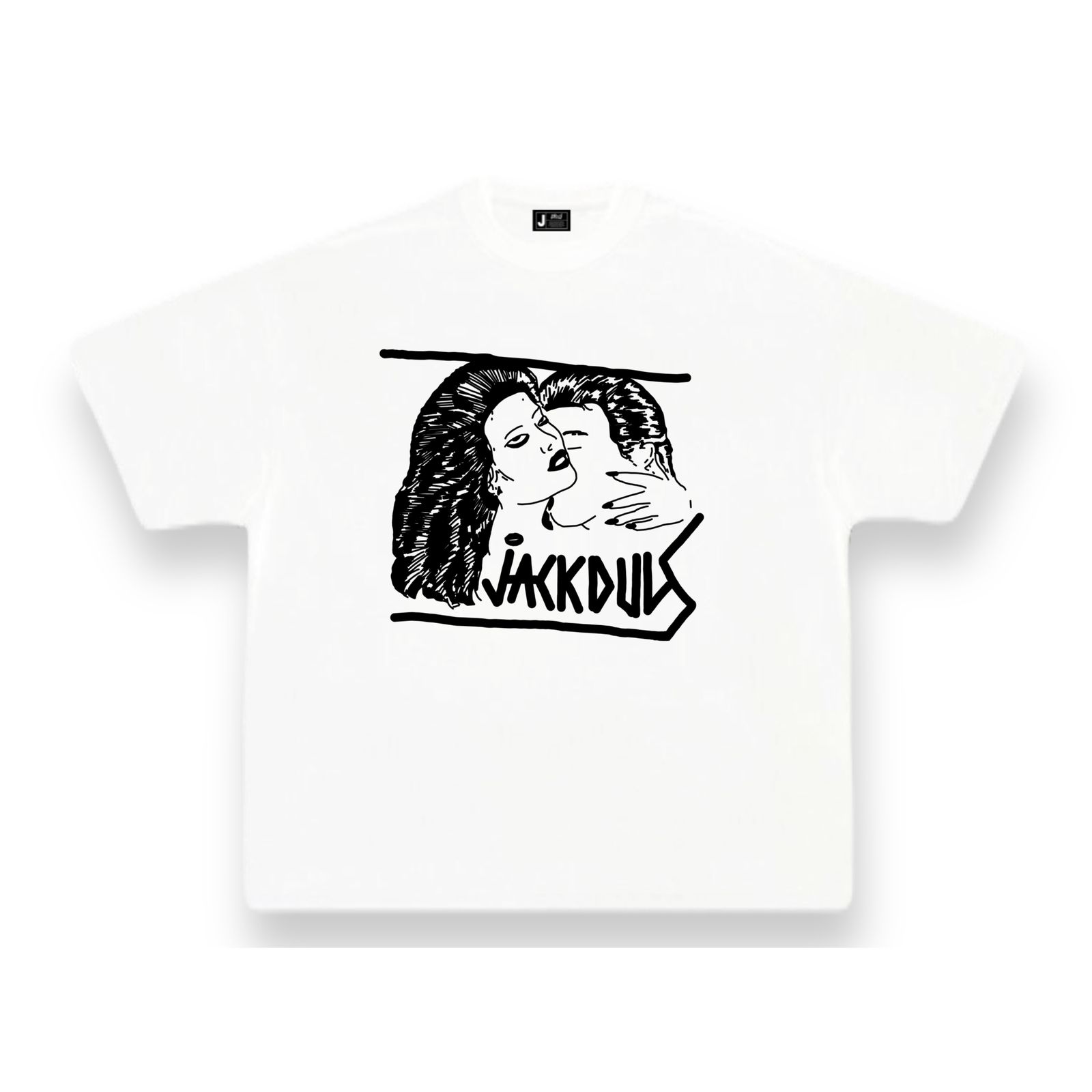 Tshirt Kissing Attitude white